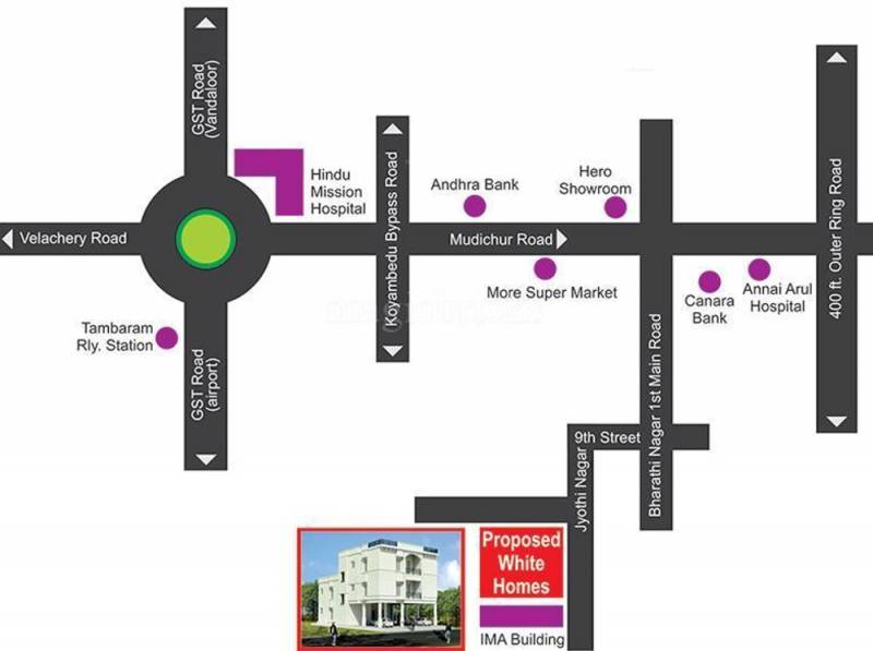 Images for Location Plan of Lakshmi White Homes