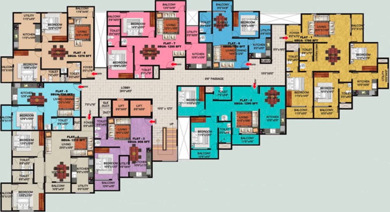Images for Cluster Plan of Archana Pretty