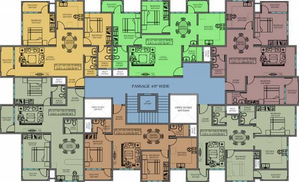Images for Cluster Plan of Priyadarshini Krishna Residency