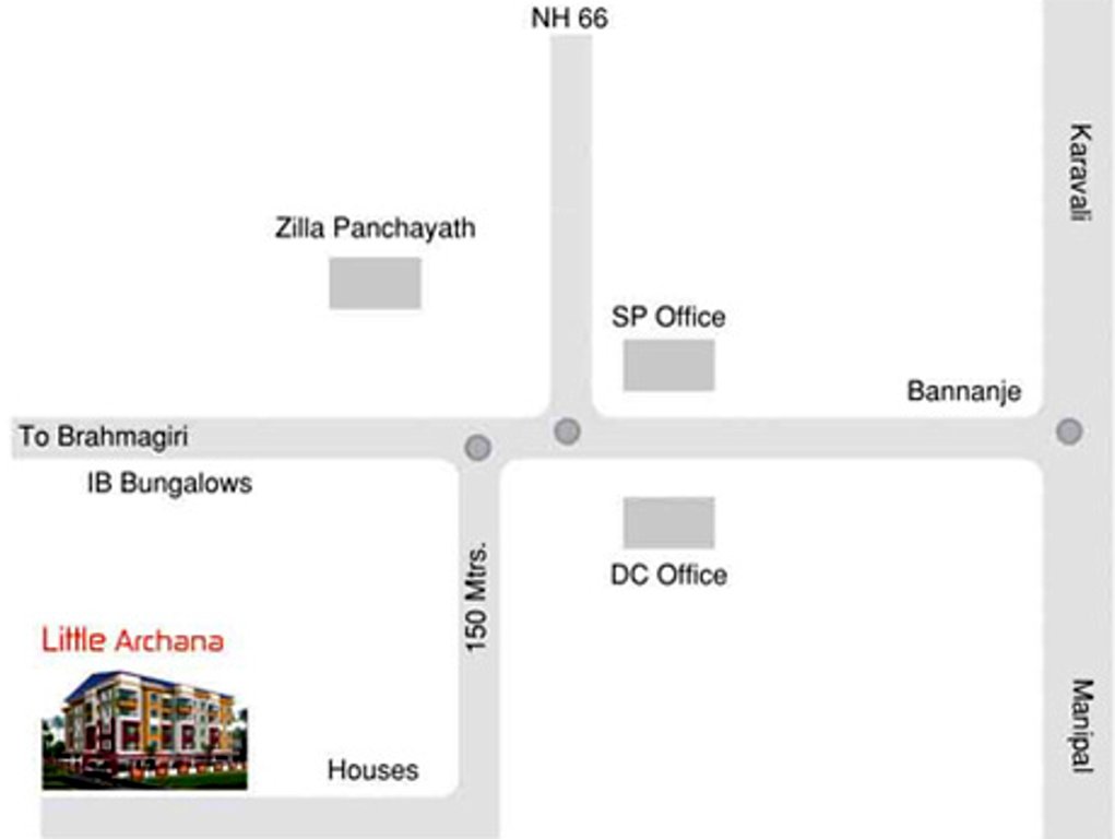 archana projects little Location Plan