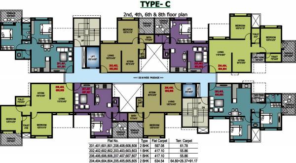 Images for Cluster Plan of RR Riddhi Siddhi Towers