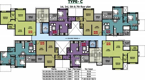 Images for Cluster Plan of RR Riddhi Siddhi Towers