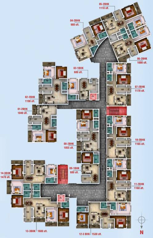 Images for Cluster Plan of Bharath Laxmi Narayani