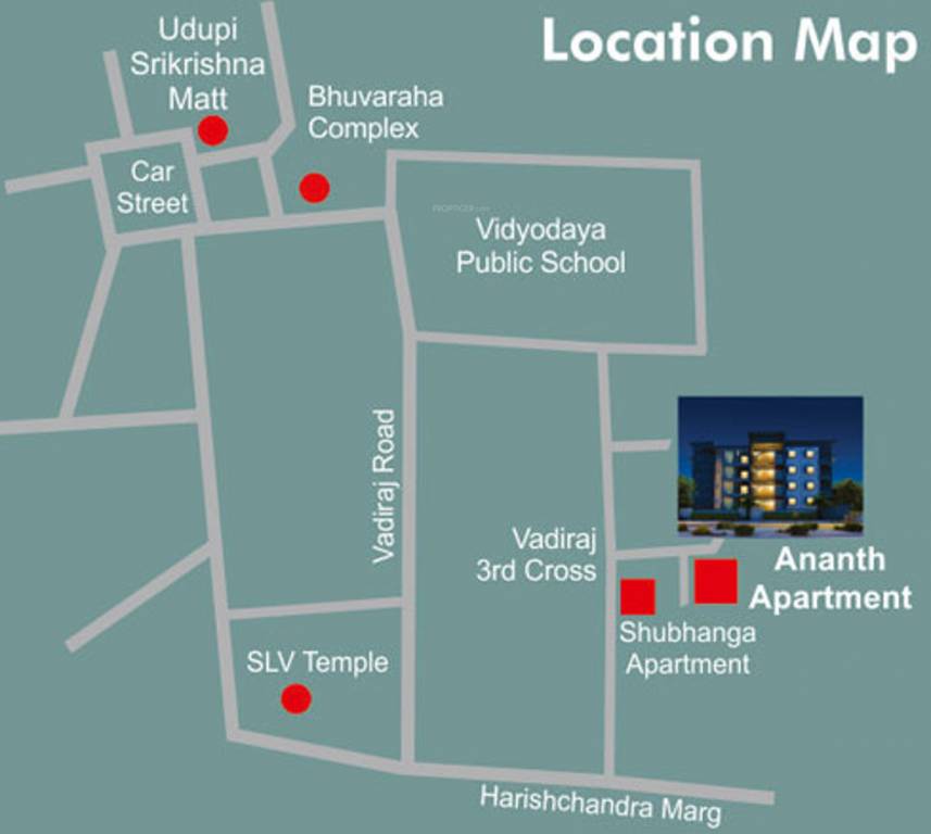 Images for Location Plan of Bharath Developers Ananth