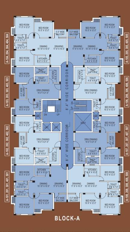  residency Block A Cluster Plan