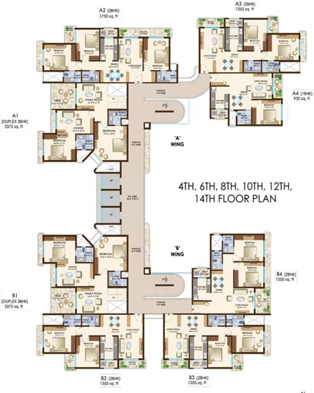 Images for Cluster Plan of Maharaja The Courtyard
