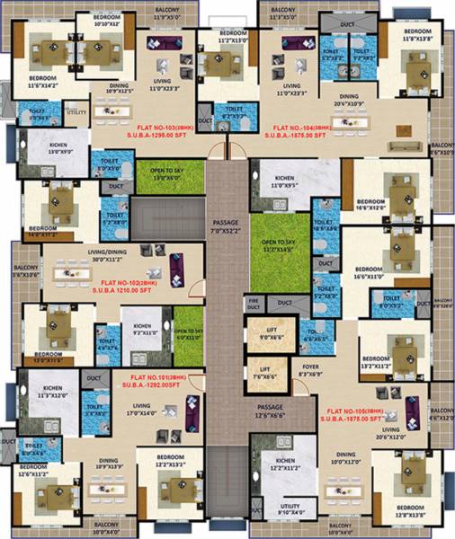Images for Cluster Plan of Sankhya Heights