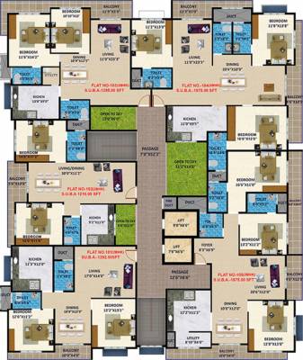 Images for Cluster Plan of Sankhya Heights Images for Cluster Plan of Sankhya Heights