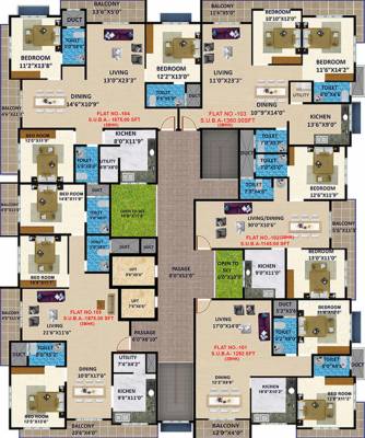 Images for Cluster Plan of Sankhya Heights Images for Cluster Plan of Sankhya Heights