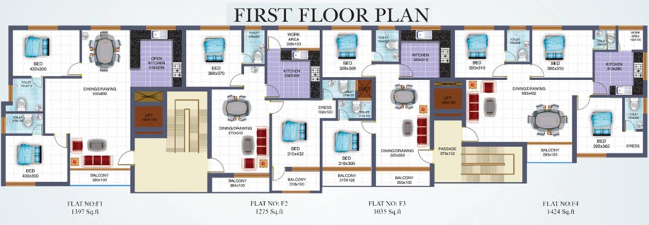 Images for Cluster Plan of Unidesign Ambady
