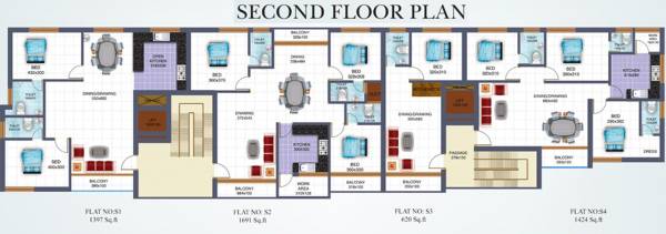 Images for Cluster Plan of Unidesign Ambady