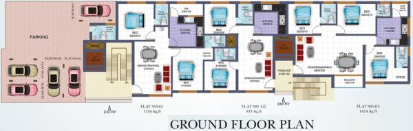 Images for Cluster Plan of Unidesign Ambady