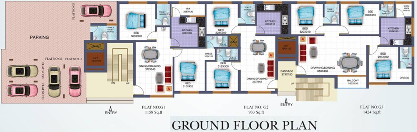 Images for Cluster Plan of Unidesign Ambady