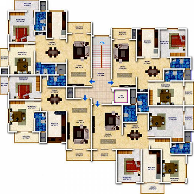 Images for Cluster Plan of Sankhya Heritage