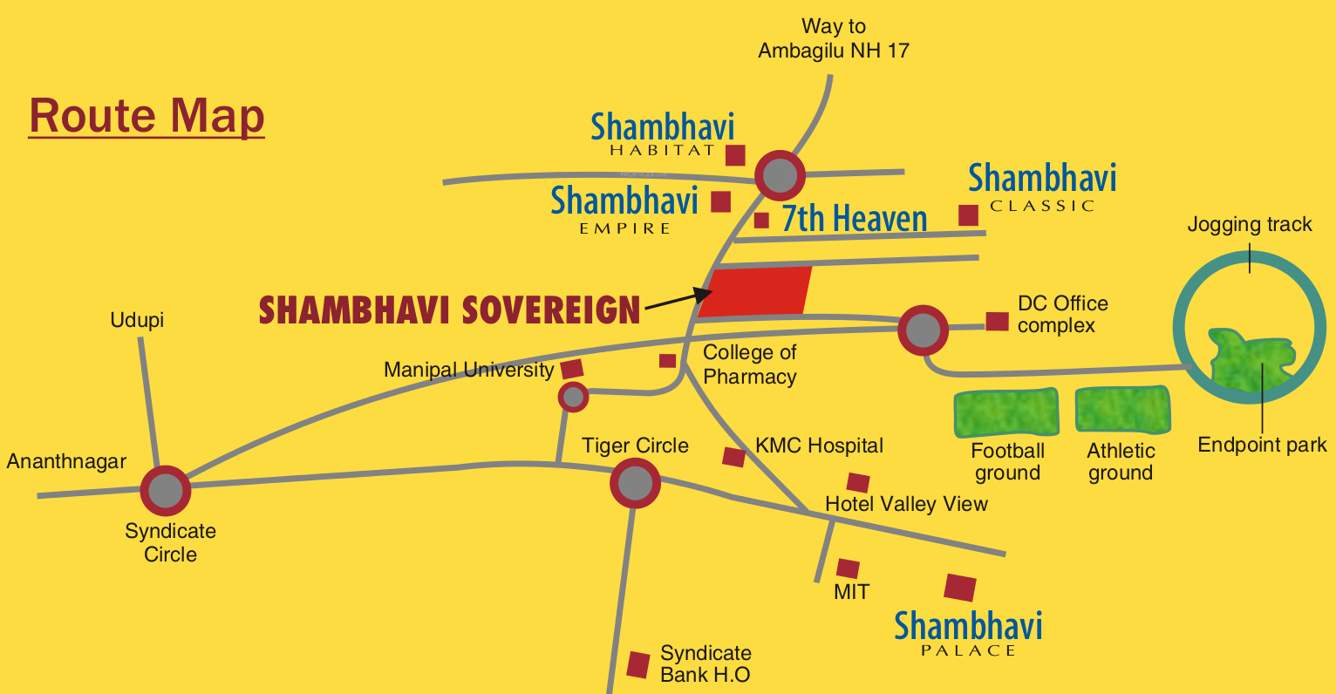  sovereign Images for Location Plan of Shambhavi Sovereign