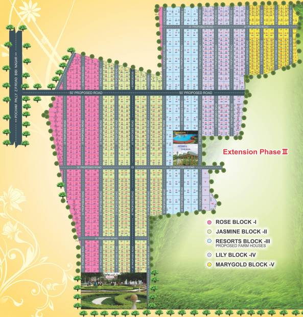 Images for Layout Plan of Sai Nikita Estates Pvt Ltd Brundavanam III