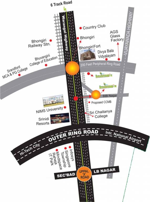 Images for Location Plan of Sai Nikita Estates Pvt Ltd Brundavanam III