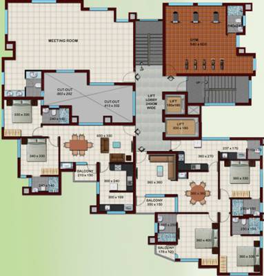 crescent-builders iris  Iris Cluster Plan for 1st Floor