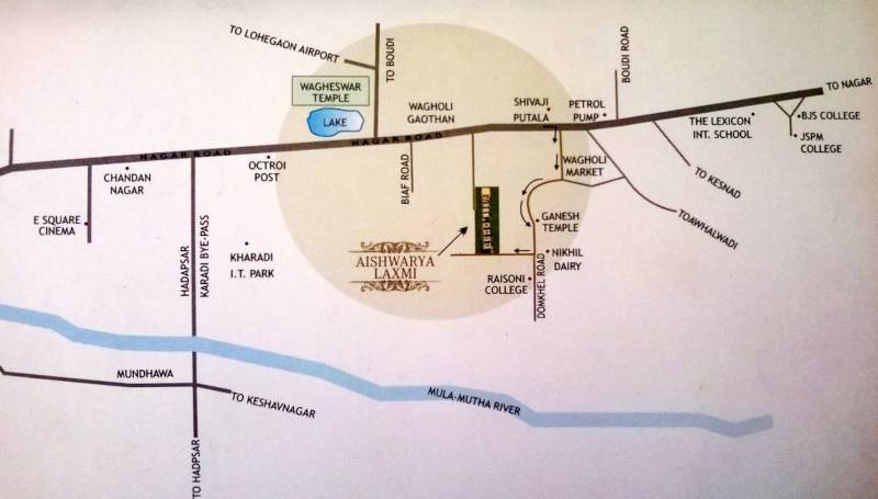 Images for Location Plan of Walhekar Aishwarya Laxmi