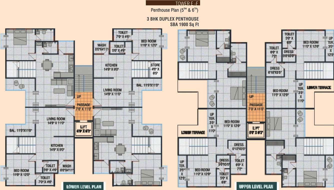 Images for Cluster Plan of Lilleria Apartments I And II
