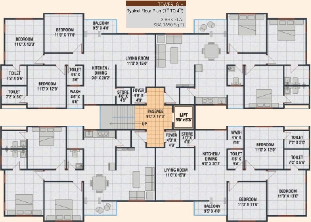 Images for Cluster Plan of Lilleria Apartments I And II