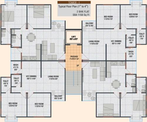 Images for Cluster Plan of Lilleria Apartments I And II Images for Cluster Plan of Lilleria Apartments I And II