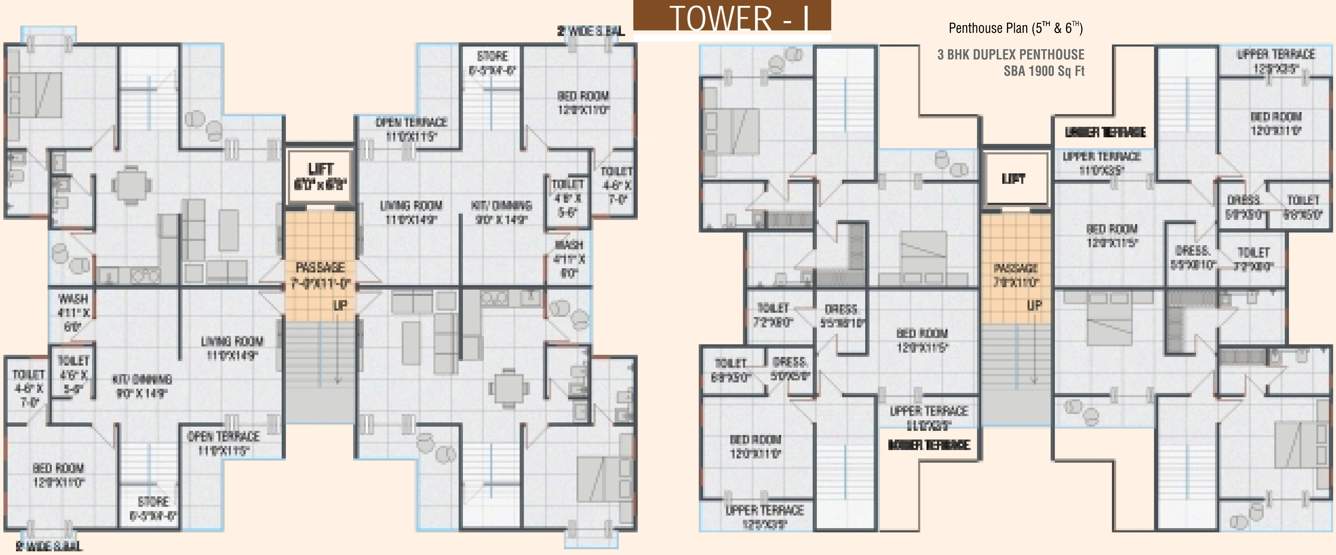 Images for Cluster Plan of Lilleria Apartments I And II