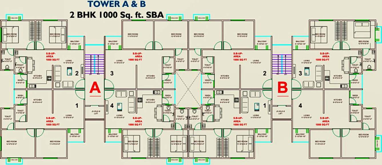 Images for Cluster Plan of Lilleria Apartments I And II