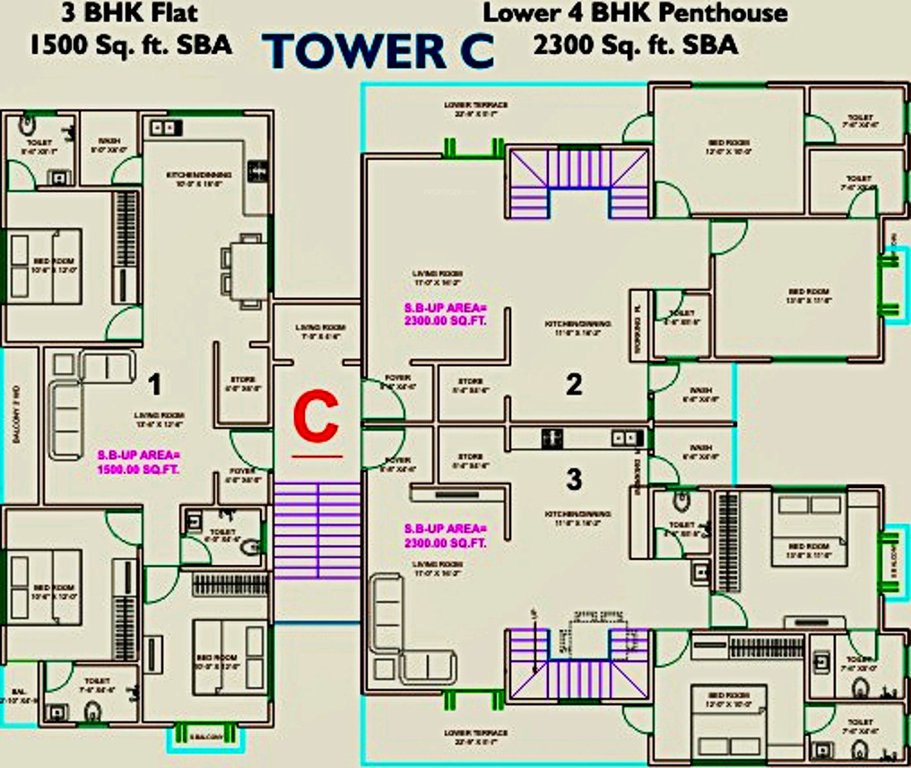 Images for Cluster Plan of Lilleria Apartments I And II