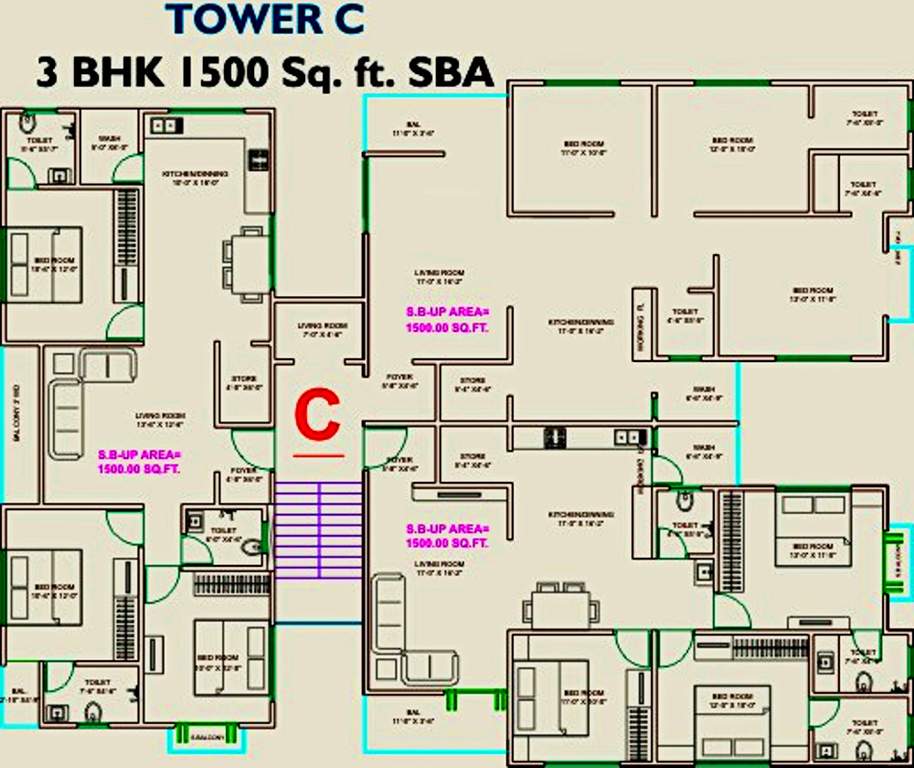 Images for Cluster Plan of Lilleria Apartments I And II