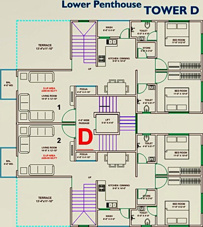 Images for Cluster Plan of Lilleria Apartments I And II