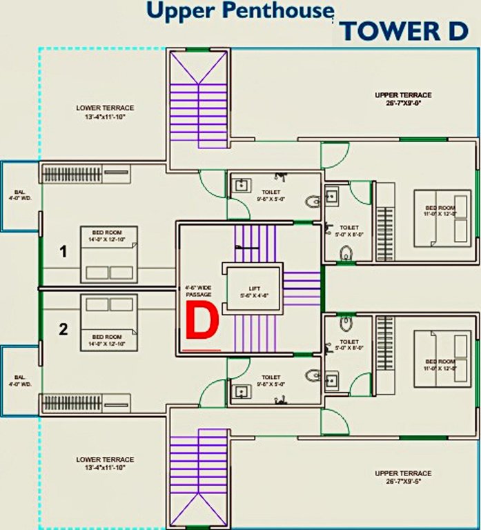 Images for Cluster Plan of Lilleria Apartments I And II