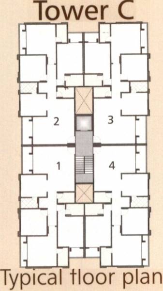  maa-residency Tower C Cluster Plan