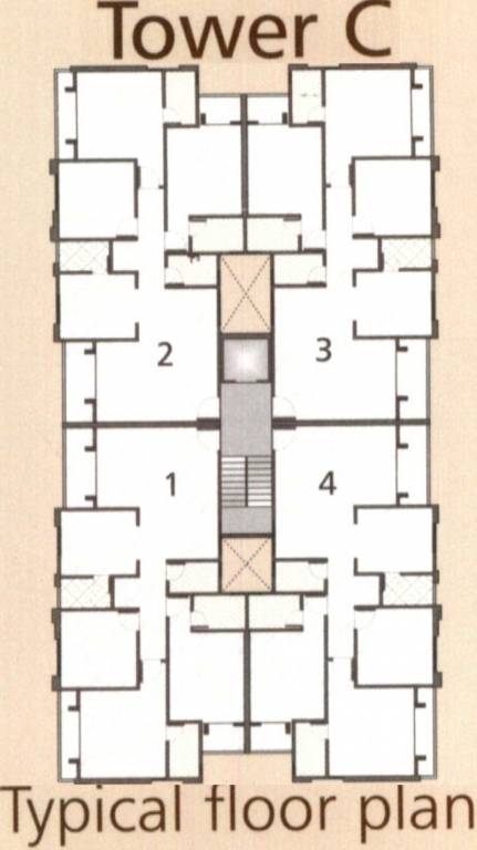  maa residency Tower C Cluster Plan