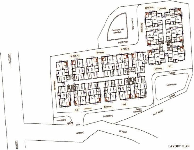 Images for Layout Plan of Prabhujee Enclave