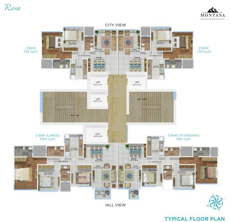  montana Rosa Cluster Plan