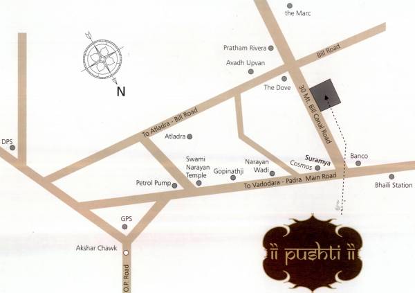 Images for Location Plan of Aditya Pushti 2 Villas