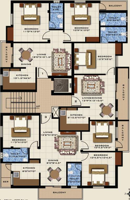  athulya Images for Cluster Plan of Piriyaa Athulya