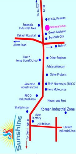 Images for Location Plan of Sunshine Neemrana Next