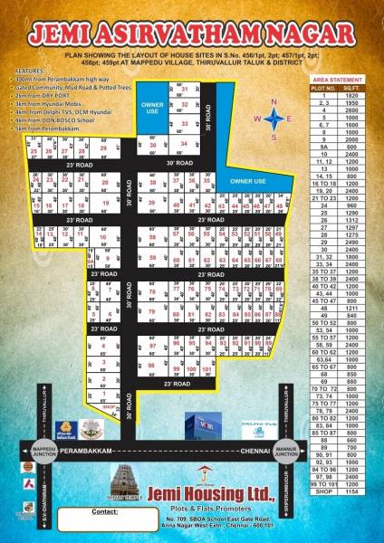 Images for Layout Plan of Jemi Asirvatham Nagar