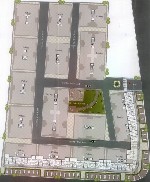 Images for Site Plan of Shree Ganesh Developers Vadodara The Mark