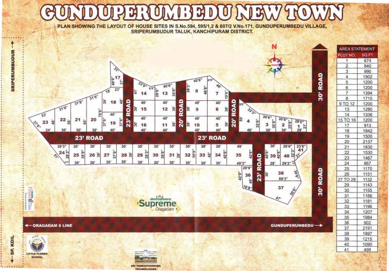 jemi-housing-ltd gunduperumbedu-new-town Layout Plan