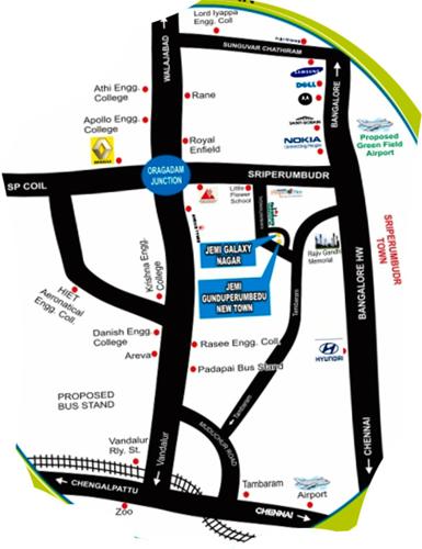 jemi-housing-ltd gunduperumbedu-new-town Location Plan