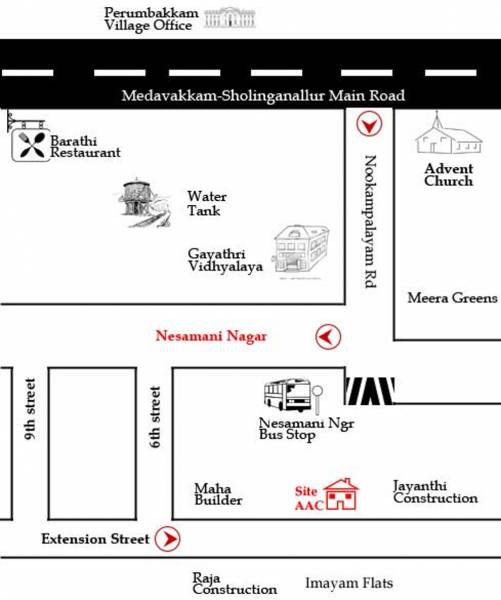 Images for Location Plan of AA Construction Saral Flats Images for Location Plan of AA Construction Saral Flats