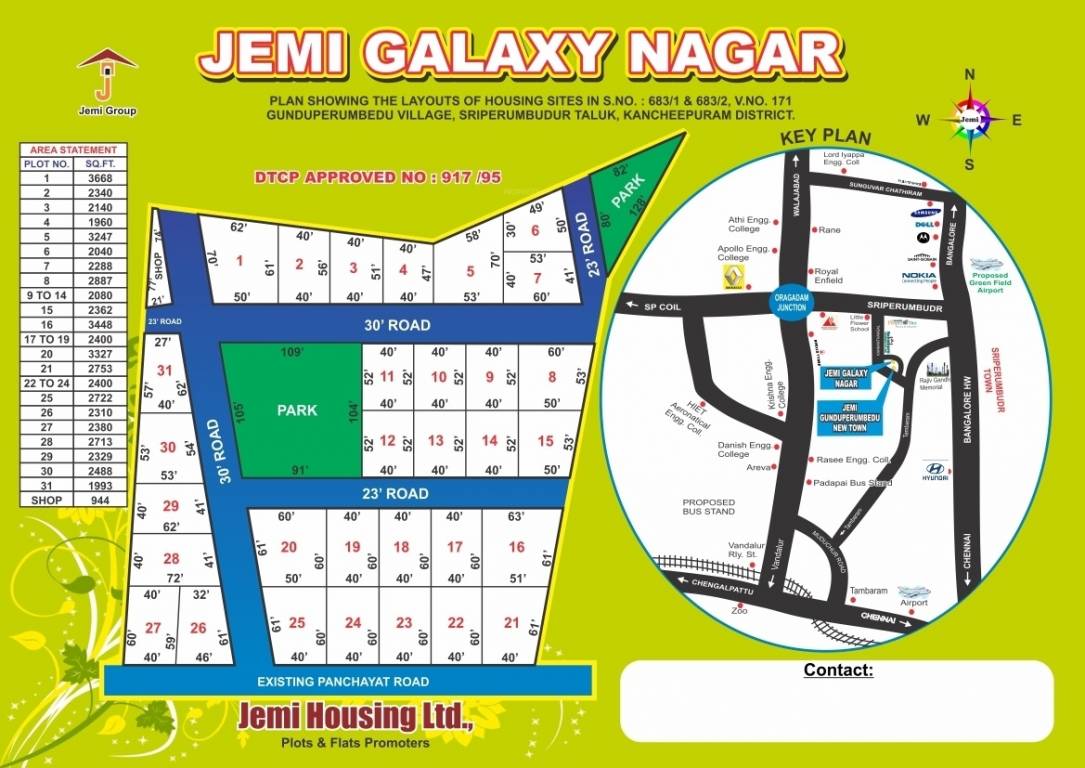 Images for Layout Plan of Jemi Galaxy Nagar