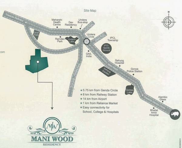 Location Plan mani-wood-residency Location Plan