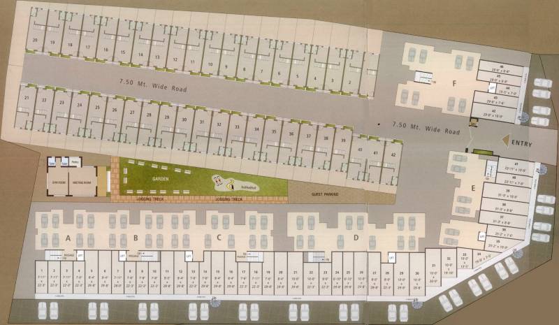 Images for Layout Plan of Aum Param Duplex Villas