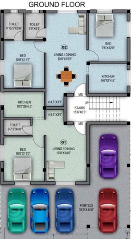 Images for Cluster Plan of RTV Thiruvengadam Enclave