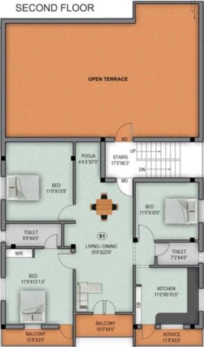 Images for Cluster Plan of RTV Thiruvengadam Enclave