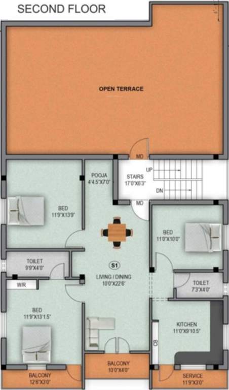 Images for Cluster Plan of RTV Thiruvengadam Enclave